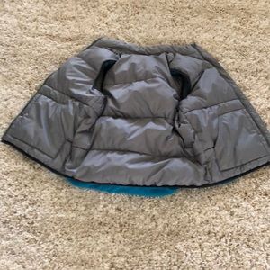 Winter gray Puffy vest sleeveless